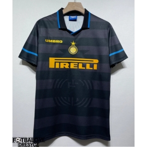 Inter Milan 1997-1998 Retro Alternativní Dres Krátký Rukáv Inter Milan 1997-1998 Retro Alternativní Dres Krátký Rukáv